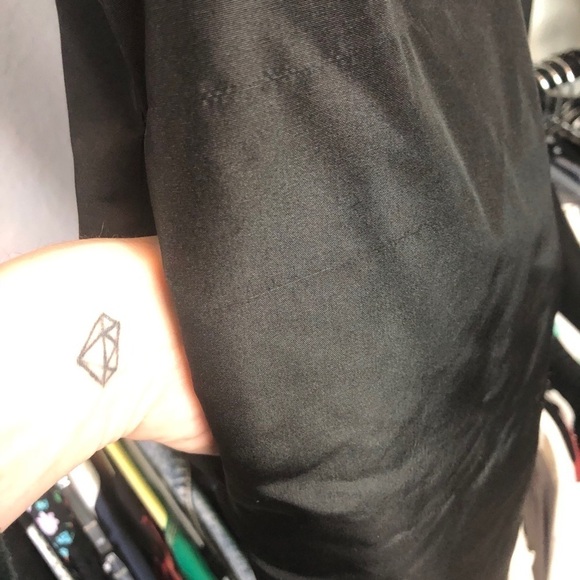 MADISON Marcus Black 100% Silk Dress - Picture 5 of 8